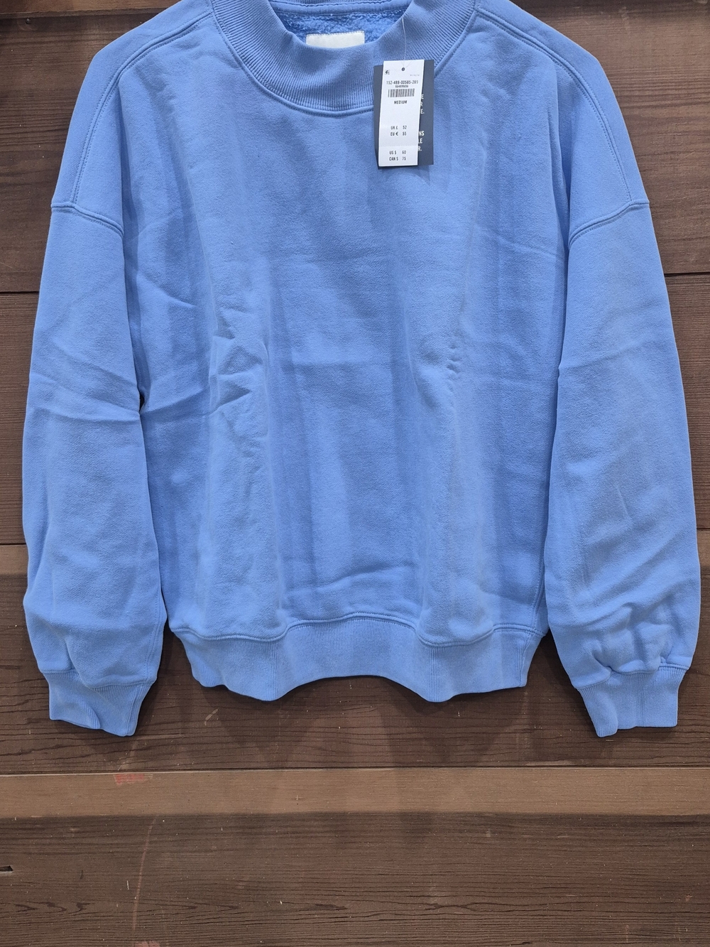 Abercrombie & Fitch Soft A & F Collection Light Blue Crewneck Sweatshirt